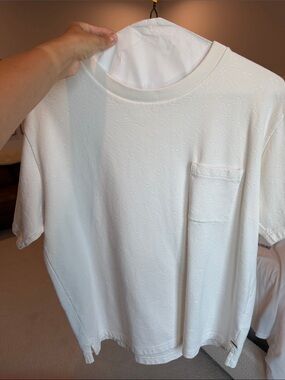 Louis Vuitton Cream Short-Sleeve Pocket Tee